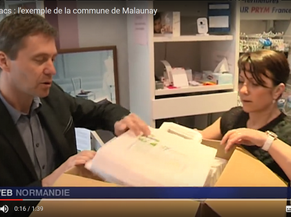 La fin des sacs plastique à Malaunay