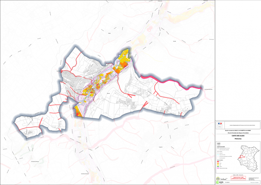 Aleas_CAILLY - Commune Malaunay  Format A0