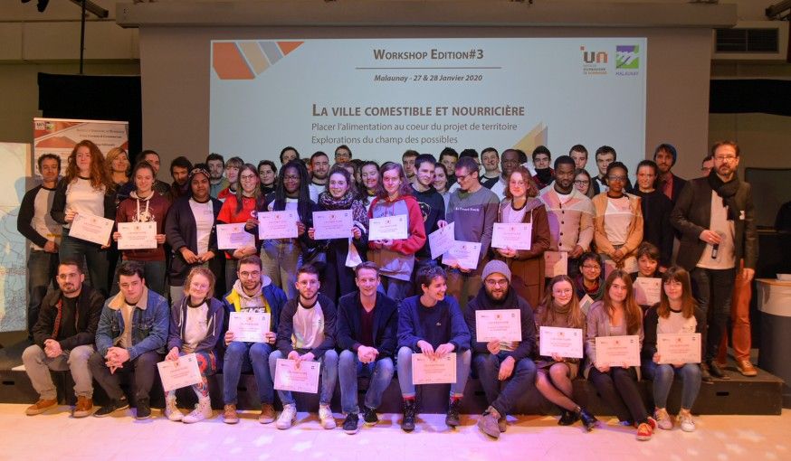 Etudiants et encadrants du workshop 2020 à Malaunay